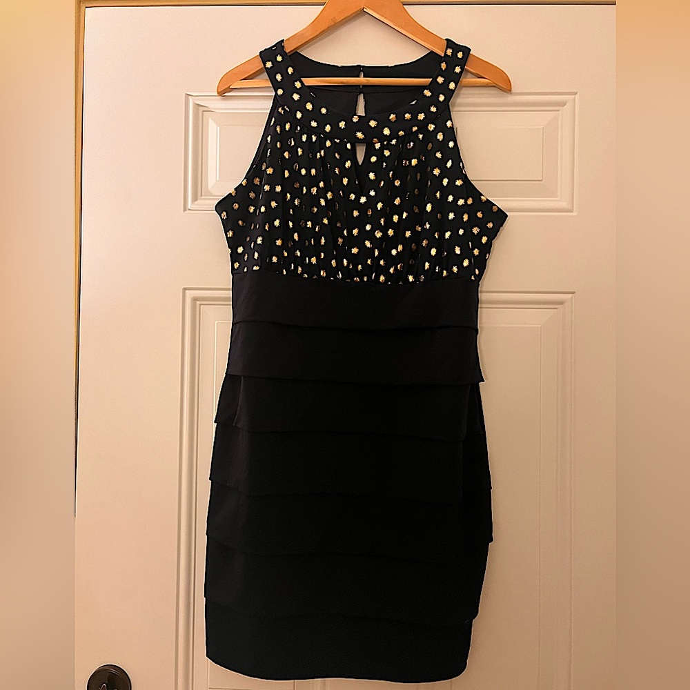 Navy blue ruched Dress